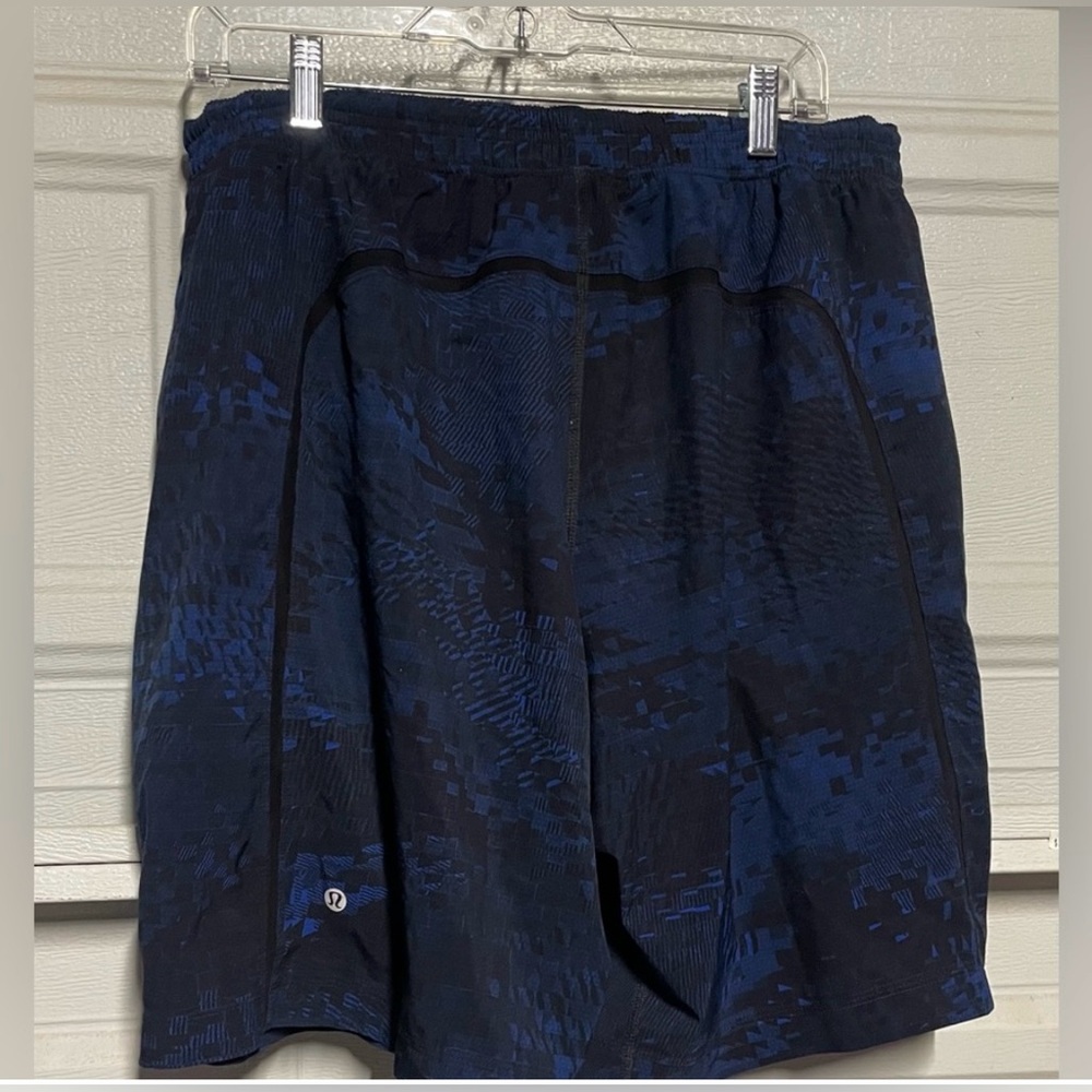 Lululemon Blue Patterned Shorts